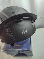 Ovation OV Deluxe Schooler Riding Helmet Equestrian Black M/L Medium / Large New