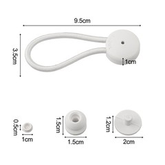 Easy to Install Bungee Cord Clip for Tent Boat Yacht Cover (91 characters)