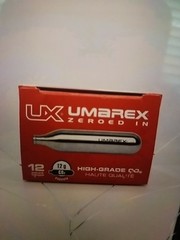 Umarex 12-Gram CO2 Cartridges for Optimal Performance in Air Guns – 12 Count