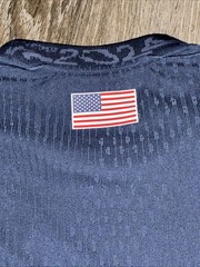 Nike Men sz L Team USA 2024 Olympic Skateboarding Jersey Long Sleeve FD6333 451