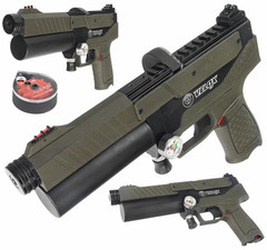 Hatsan Velox Bolt Semi-Auto PCP OD Green .25 Cal Air Pistol HGVLX25OD