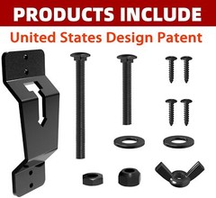 Trailer Spare Tire Mount for Utility Trailer, Wheel Bracket Rack for Enclosed