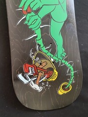 RARE World Industries PrimeWood Ron Chatman Gremlin Black Shaped Skateboard Deck