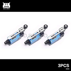 DEVMO 3pcs ME-8108 Momentary Limit Switch Adjustable Roller Lever Arm NC-NO