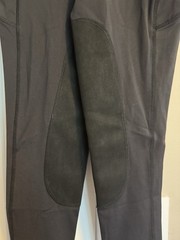 SANTINY Women’s Horse Riding Pants with Zipper Pockets Knee-Patch Size XS