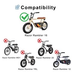 36 Volt Rechargeable Battery Pack for The Razor Rambler 16, (7 Ah, with Harness)