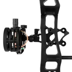 Archery Bow Sight 5-pin 0.019»Optical Fiber Micro Adjustment CNC Compound Bow