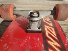 Vintage Santa Cruz Skateboards Everslick Independent Trucks Bullet 60mm 97A Good