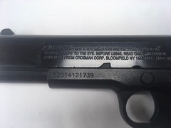 Game Face Stinger P311 Airsoft Pistol BB Black Spring Power 325 FPS