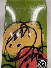 Foundation Skateboards Deck 8.25 Olive Green Smiley Graphic Sealed Raw Blank A31