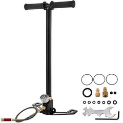 3 Stage PCP Pump 4500PSI 30MPa High Pressure Air Hand Pump Pistols Rifles Gift
