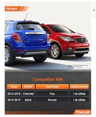 VIMLUK Exhaust Flex Pipe 2012-2016 Chevy Sonic