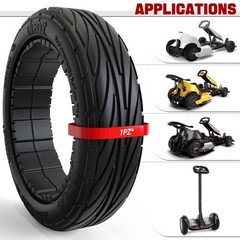 1PZ Comfort Tire 10-2.75 for Electric GoKart Pro and Gokart Bundle Rear Tire,…