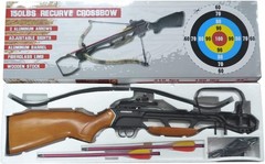 150lbs Real Wood Hunting Crossbow with 4×20 Scope and 8 Hunting Metal Arrows