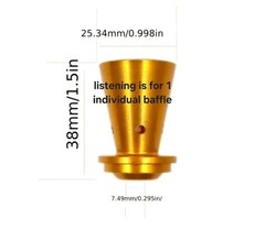 ***BUY MORE AND SAVE*** Stackable Airgun Baffles (Read Description)
