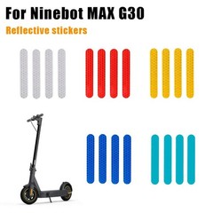 4pcs Reflective Wheel Cover Stickers for Ninebot Max G30 Electric Scoote