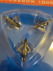 5 Sets of 3NEW Muzzy Trocar Crossbow 3 blade 100 Gr 3 Broadheads expandable
