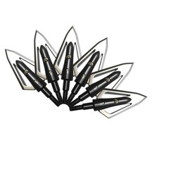 Archery 100 Grain Hunting Broadheads Arrowheads Arrow Heads Tips for Shooting