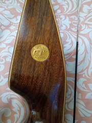 Vintage 1953 Rare Fred Bear Grizzly Glass-Powered 8R9913 56″ 40# RH Recurve Bow