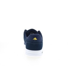 Emerica Heritic 6101000155401 Mens Blue Suede Skate Inspired Sneakers Shoes