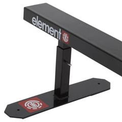 Element Skateboard Grind Rail Flat Bar Obstacle – 6ft Long, Adjustable Height