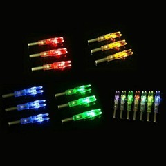 LED Lighted Nocks 6.2mm Shooting Archery For Compound Bow Hunting Arrow Nocks