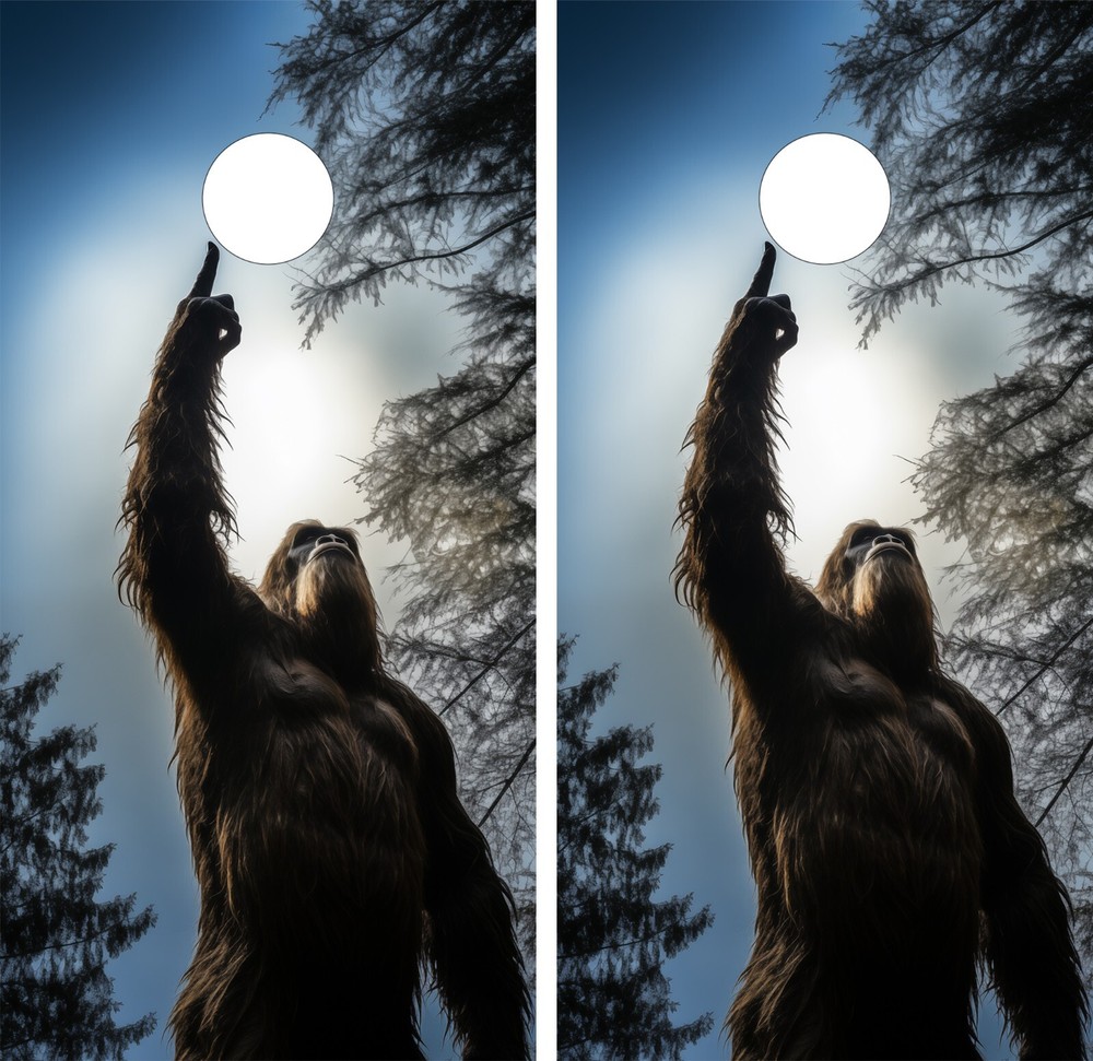 WATERPROOF Bigfoot Cornhole Board Wraps / Cornhole Decals