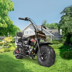 Oryxearth 99CC Mini Dirt Bike, Adult 4-Stroke Gas Powered Off Road Trail, Camo