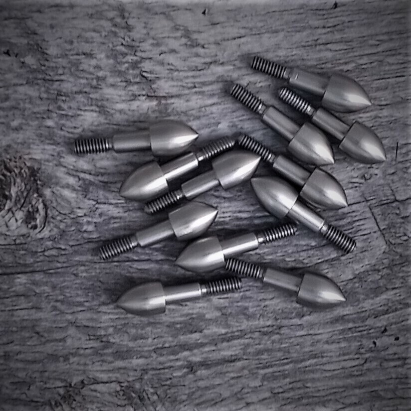 BULLET SCREW IN PREMIUM POINTS STAINLESS STEEL 12 PK 11/32
