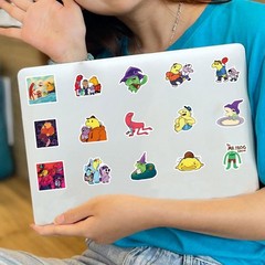 62PCS Smiling Friends Cartoon Stickers for Phones Computers Cars Birthday
