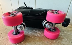 Sure-Grip Roller Skates Men’s Size 7 Black Rebel, $239