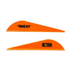 Heat Vane 50pk Bohning Arrow Fletching Mix Red Blue White Green Yellow Orange ++