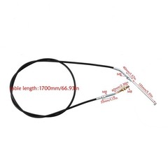 Hydraulic Disc Brake Kit w/ Handbrake Throttle Cable For Golf E-Bike Quad 110cc