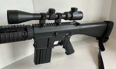 SR25-MK110 Airsoft AEG DMR, Several Accessories, Case Included