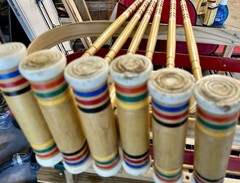 Vintage Forster 6 Player Wood Croquet Set Complete (No Bag)