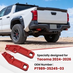 Rear Recovery Points for 2024-2026 Toyota Tacoma, PT989-35245-03 (Red)