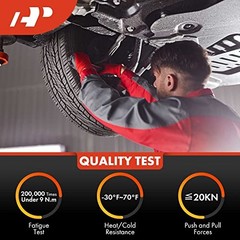 2 x Front Outer Tie Rod Ends, Compatible with Fiat 500 2012-2019