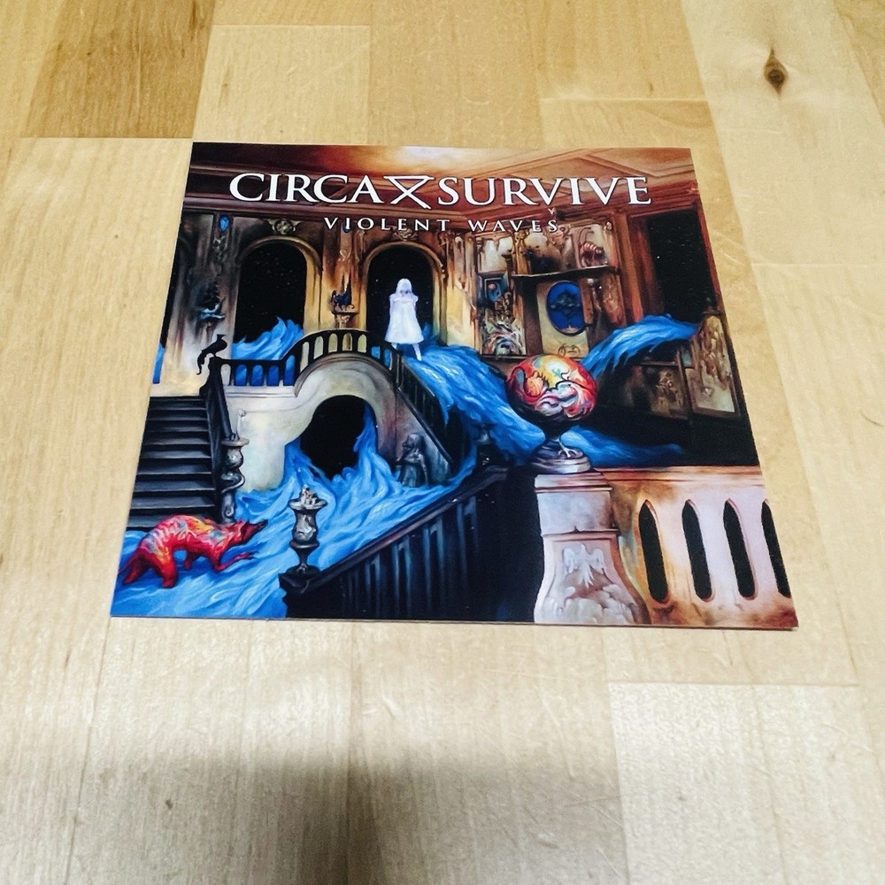 Circa Survive 4″ x 4″ Violent Waves Sumerian Promo Sticker Post-Hardcore Emo