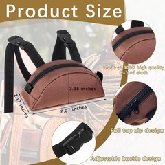 2 Pcs Pommel Pocket Saddle Bag Saddle Horn Bag Saddle Pouch for Western & End…