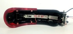 Yvolution YES Adult Scooter Rear Mud Guard. NOT an used lithium battery