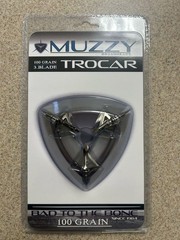 NEW 🏹🎯 3 Packs – 3 BLADE Muzzy Trocar 100 Grain Archery Fixed Broadheads 🏹🎯