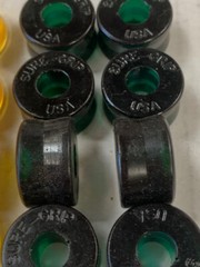 Sure Grip Black Widow Red 93a Yellow 79a Green 72a soft Urethane Super Cushions