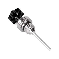 Dirt Bike Dipstick, CNC Alloy Pit Bike Engine Oil Dipstick for CRF50 Black