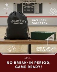 Play Platoon Tournament Series Cornhole Bags Set of 8-4 Red & 4 Blue Bald Eagles