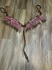 Tough 1 Beaded Pink Breast Collar Pony Size