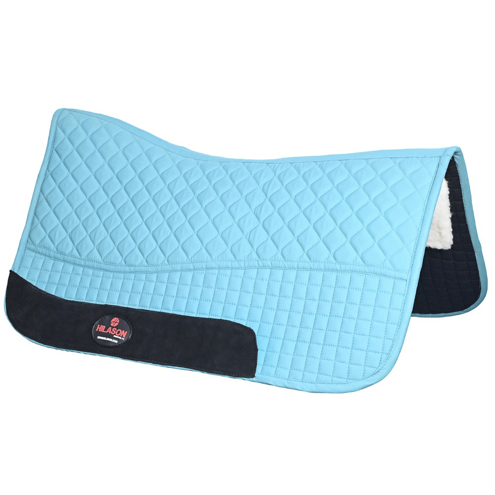 32 In x 36 In HILASON Western All Purpose Horse Saddle Pad Turquoise