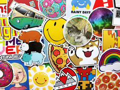 2000 Random Bulk Stickers Lot Fun Car Bottle Pack Bike Laptop Skin Decals