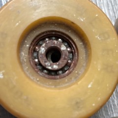 VINTAGE ROLLER SKATE WHEELS WEBER SWISS MADE W/ JAPAN NTN 627Z Set Of 5