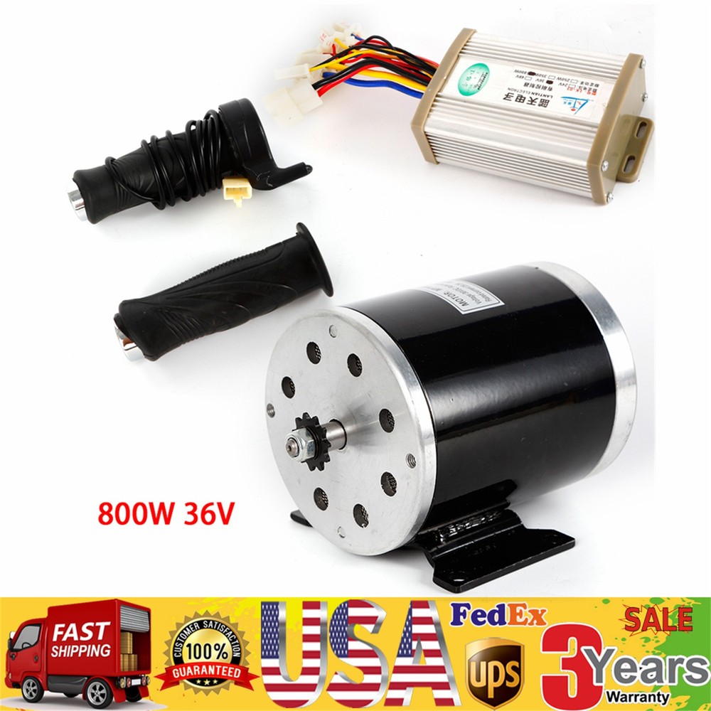 36V 800W Electric Brushed DC Motor kit | E-Scooter Tricycle Bicycle Modified Kit