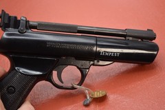 WEBLEY TEMPEST Air Pistol .177 cal Webley Scott English used NICE San Rafael